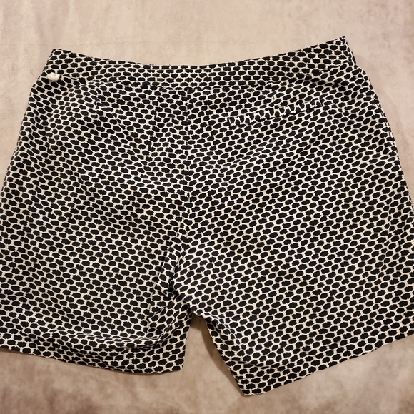 J. Crew Patterned Drawstring Swim Trunks - Picture 3 of 4